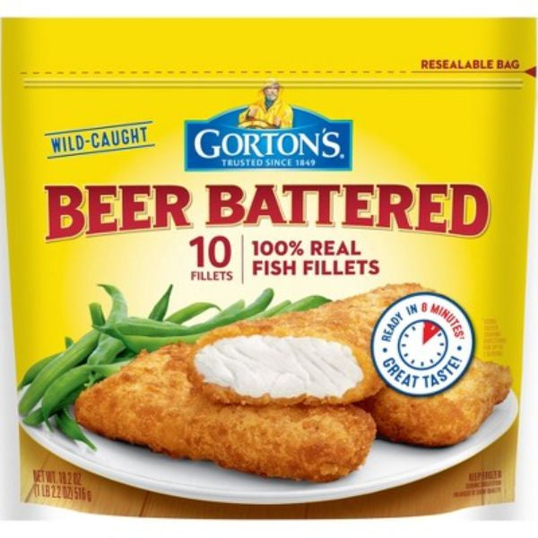 Gortons Beer Batter Fish Fillets 18.2oz