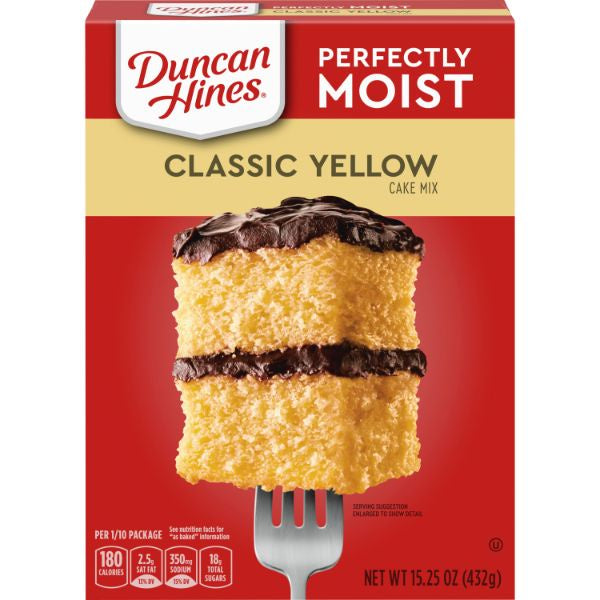 Duncan Hines Classic Yellow Cake Mix 15.25oz