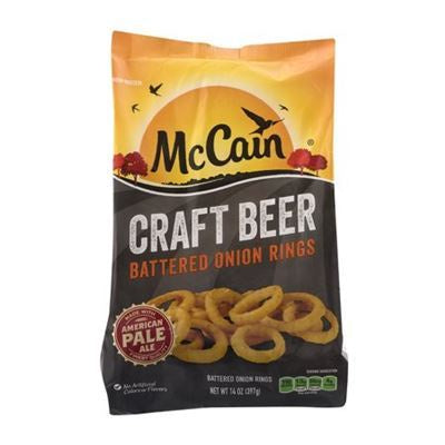 McCain Craft Beer Battered Onion Rings 14oz