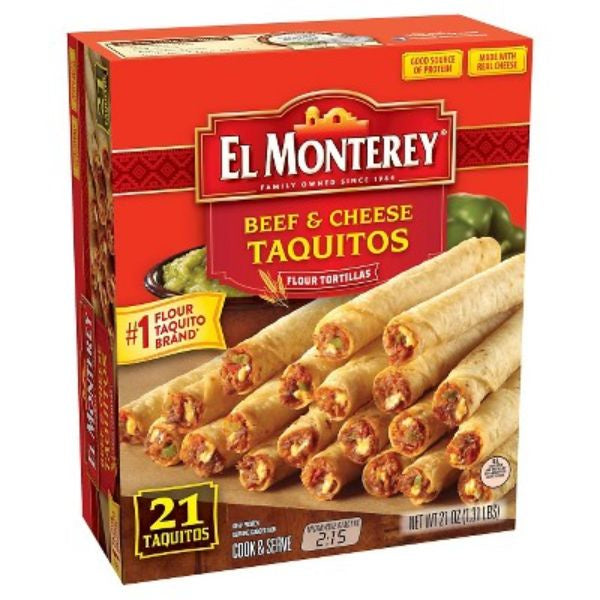 El Monterey Beef & Cheese Taquito 21oz