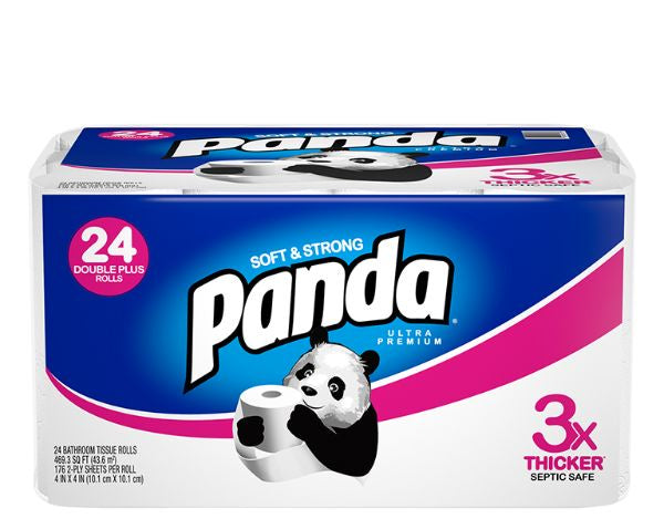 Panda Toilet Tissue 24 rolls / 176 sheets