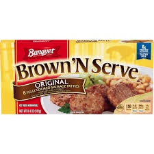 Banquet Brown'N Serve Sausage Patties, 8 Ct