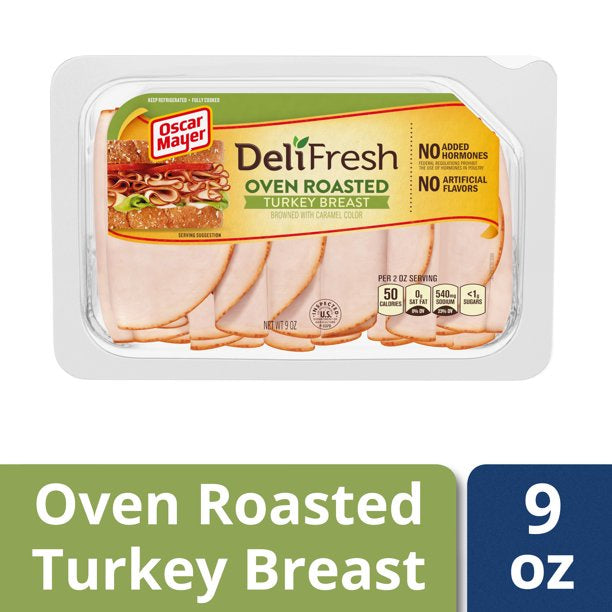 Oscar Mayer Deli Fresh Oven Roasted Turkey 9 oz
