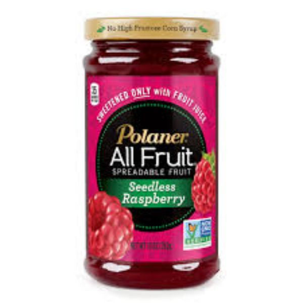 Polaner All Fruit Seedless Raspberry Jam 10oz
