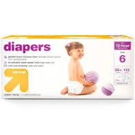 Diapers Up & Up Size 6, 112 ct