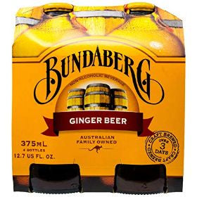 Bundaberg Ginger Beer 4/12.7oz (includes deposit)