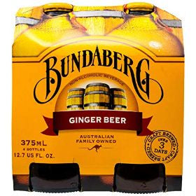 Bundaberg Ginger Beer 4/12.7oz (includes deposit)