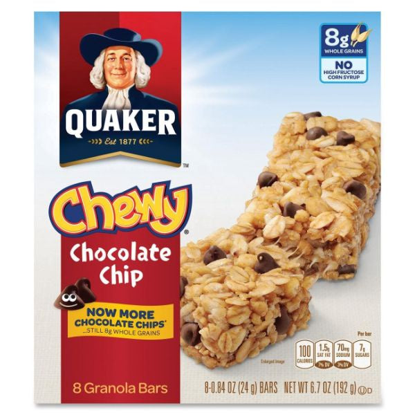 Quaker Chewy Chocolate Chip Granola Bars 6.7oz