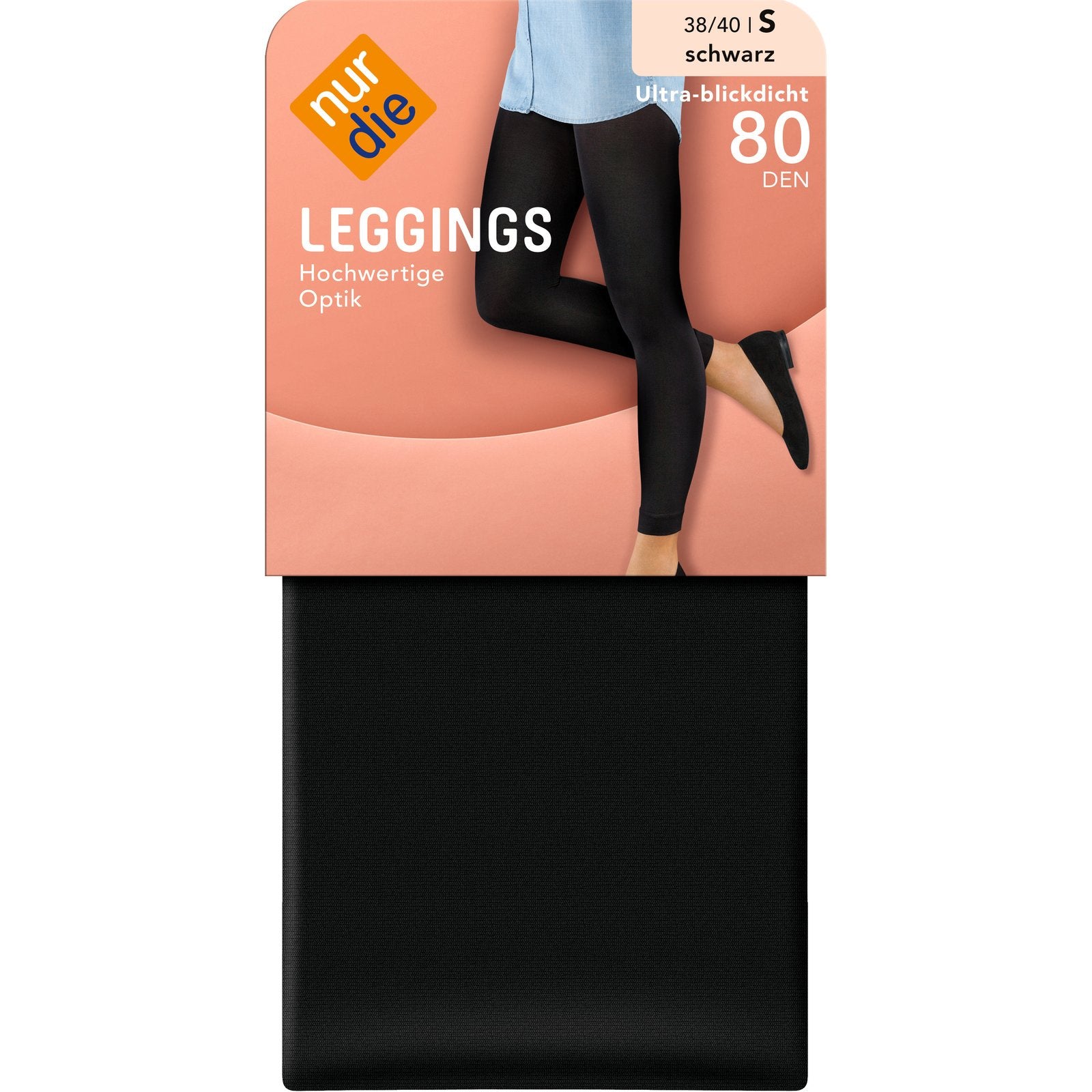 Nur Die Leggings Black 80 Den Small