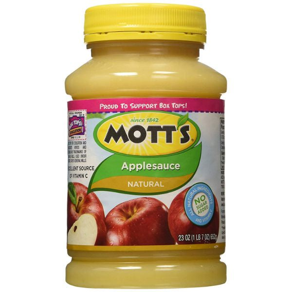 Mott's Apple Sauce Natural 23oz