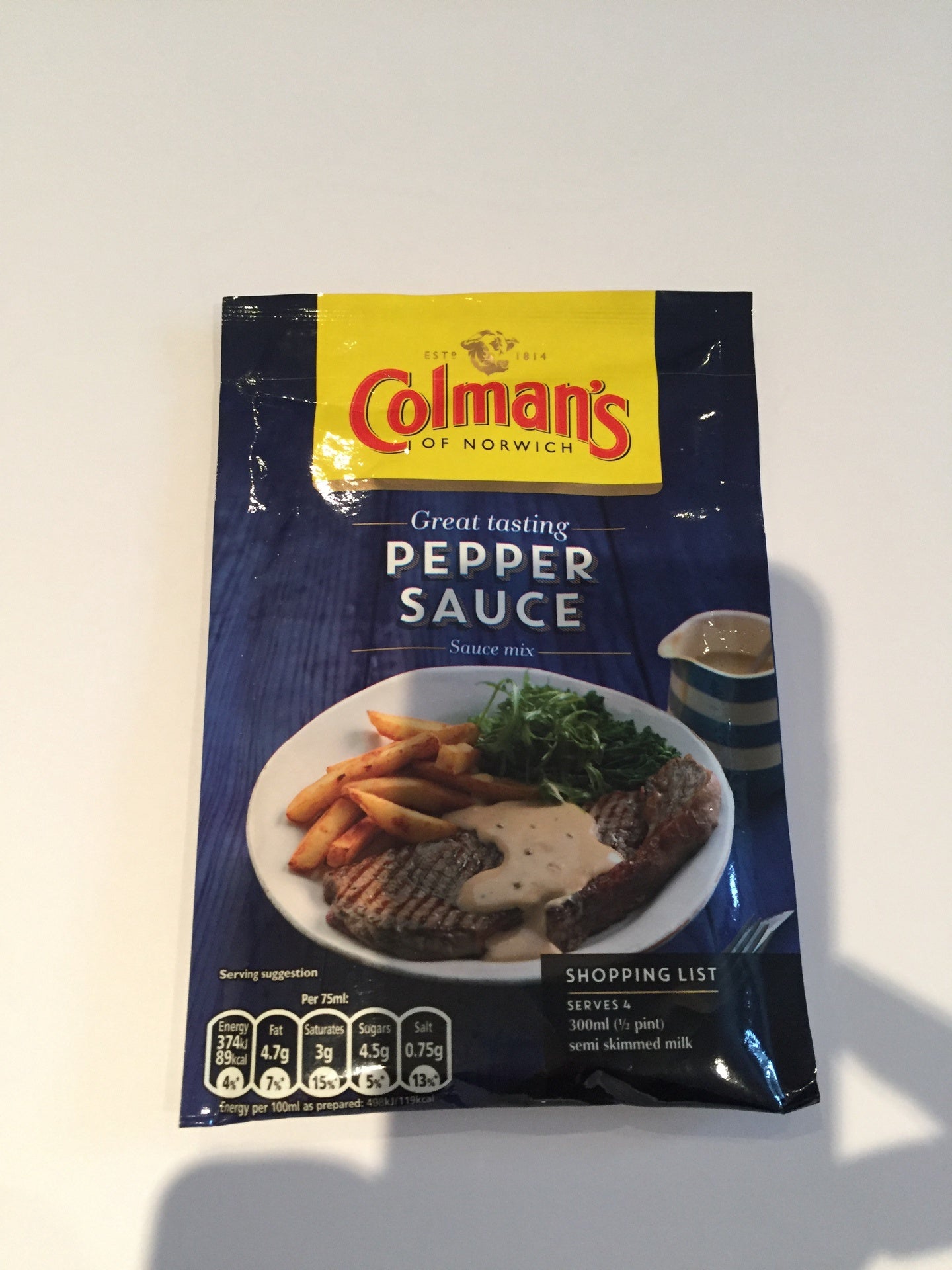 Colman's Pepper Sauce Mix 1.4oz