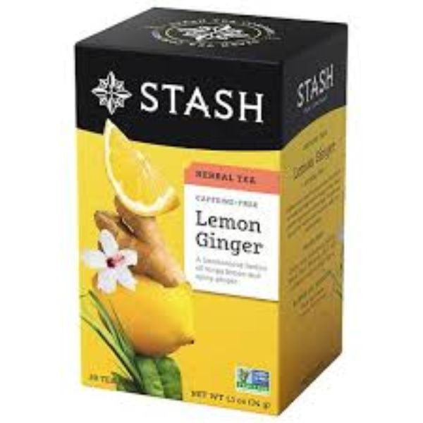 Stash Lemon Ginger Herbal Tea 20ct