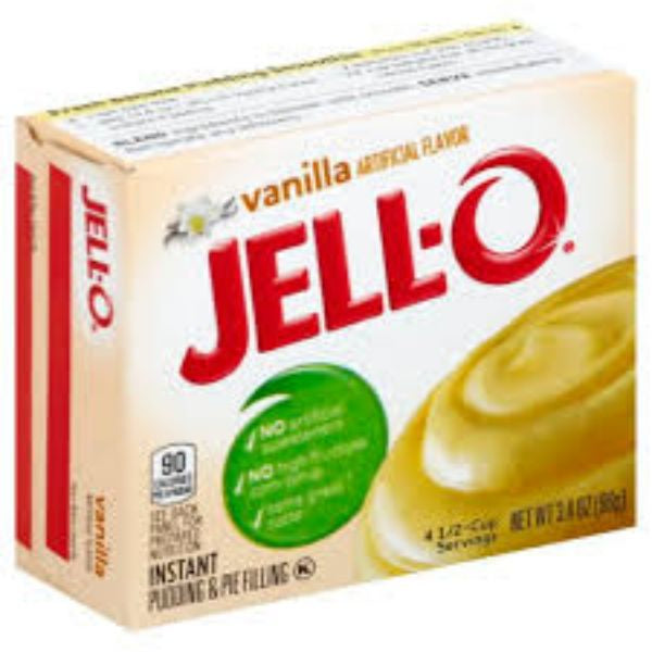 Jello Instant Vanilla Pudding 3.4oz