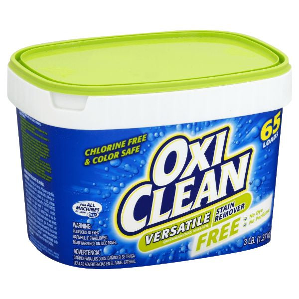 Oxi Clean Versatile Stain Remover Free 3 lbs