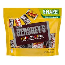 Hershey Miniatures Assorted Share Bag 10.7oz