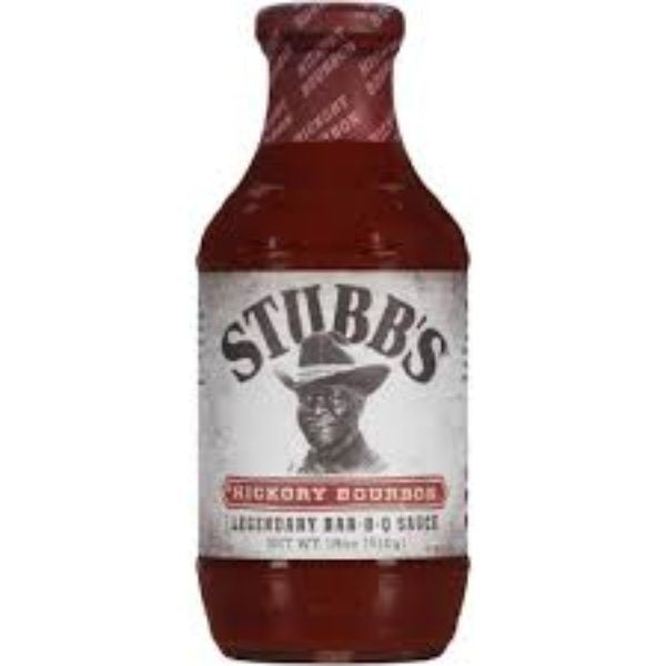 Stubb's BBQ Sauce Hickory Bourbon 18oz