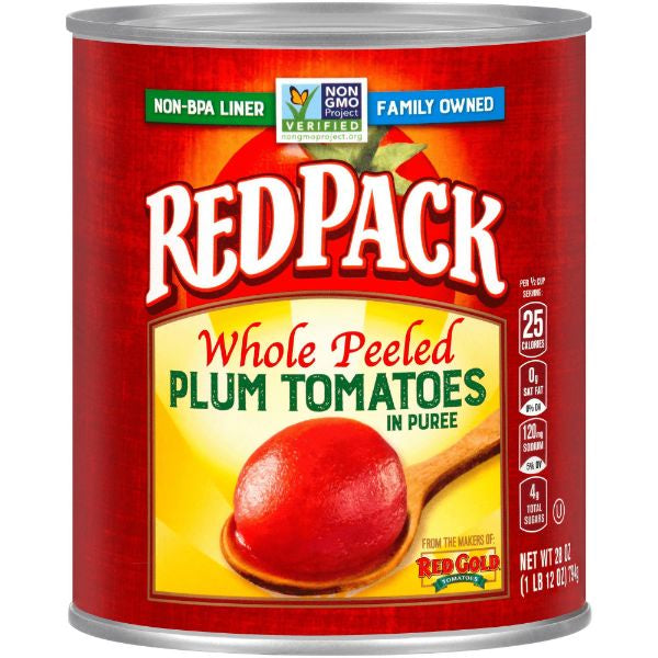 RedPack Whole Peeled Plum Tomatoes 28oz