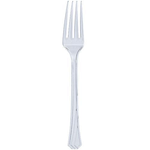 Clear Plastic Forks 51 pk