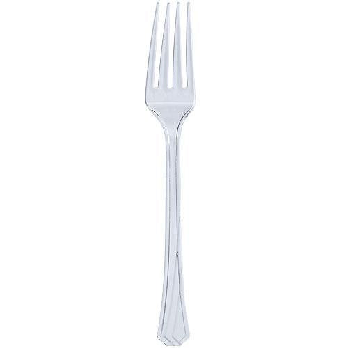 Clear Plastic Forks 51 pk