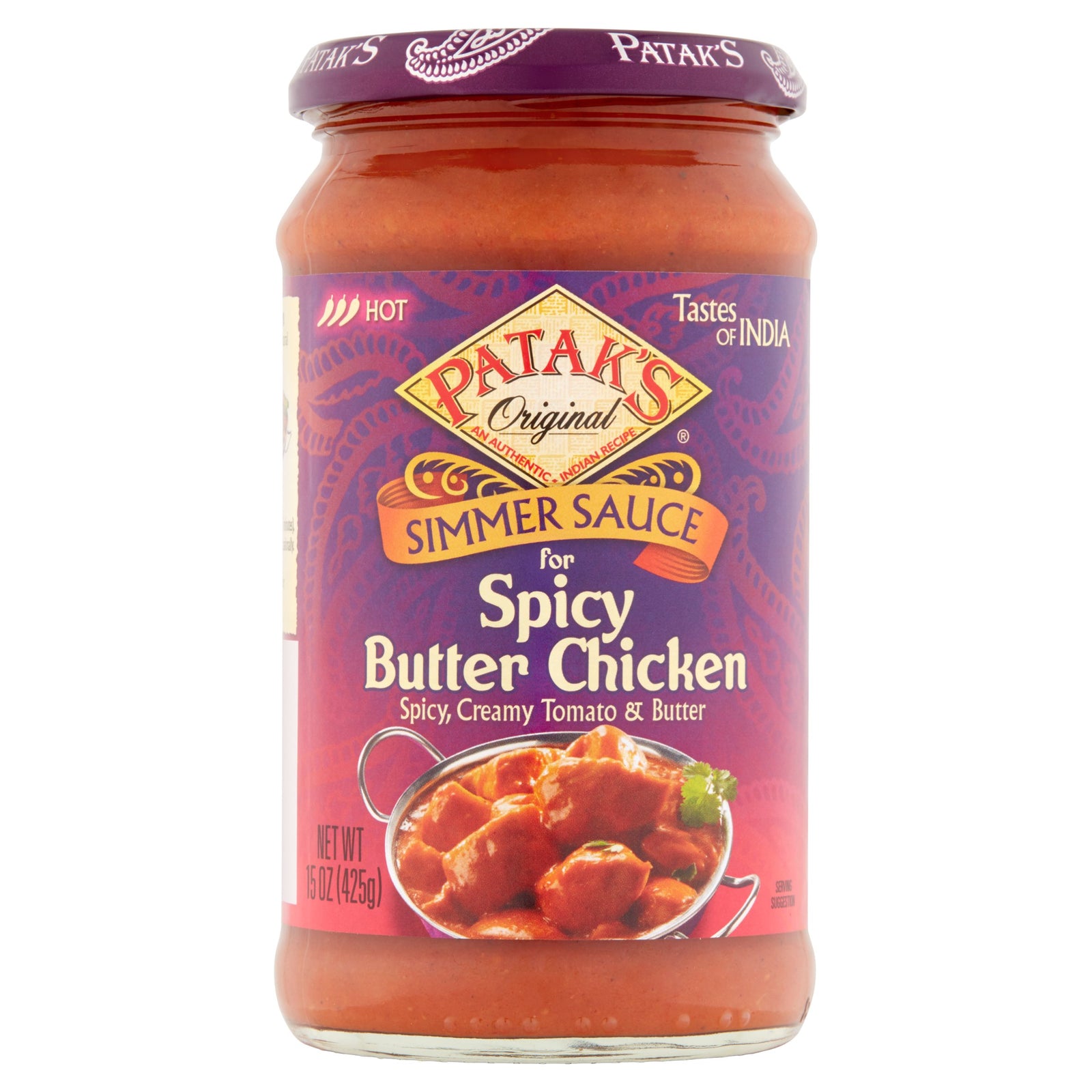 Patak's Spicy Butter Chicken Sauce 15 oz
