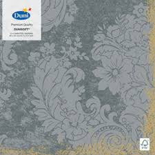 Dunisoft Washed Linen Silver 40x40cm 60pk
