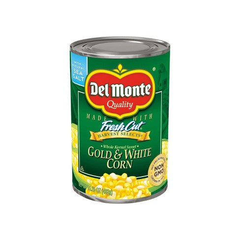 Del Monte Gold & White Whole Kernel Sweet Corn 15.25 Oz