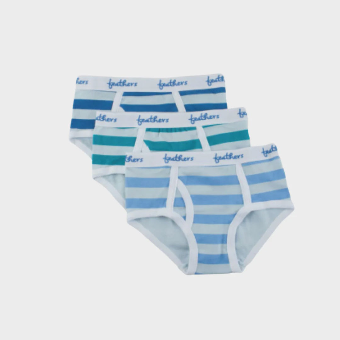 Feathers Boy Multi Stripe Briefs