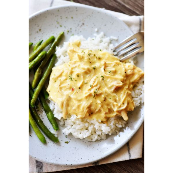 Campus & Co. GF Creamy Italian Chicken w/ Rice & Green Beans Individual Meal