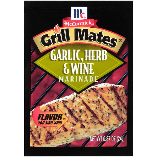 McCormick Grill Mates Garlic, Herb & Wine Marinade .87oz