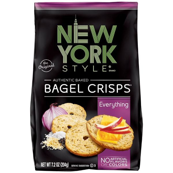 NY Style Everything Bagel Crisps 7.2 oz