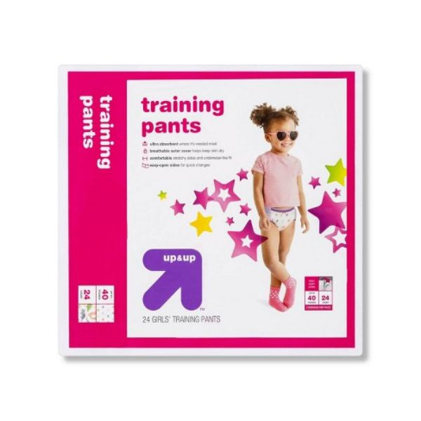 Girls Training Pants - Up & Up 3T-4T 24 ct