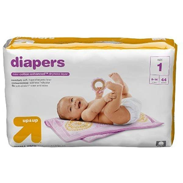 Diapers Up&Up Size 1, 35 ct