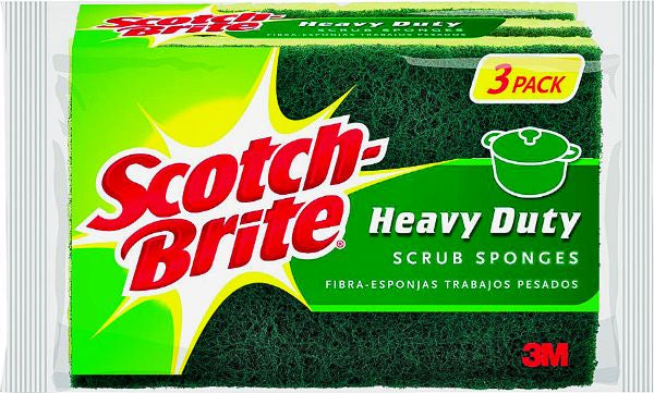 Scotch Brite Heavy Duty Scrub Sponge 3pk