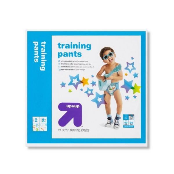 Boys Training Pants-Up & Up 3T-4T 24 ct