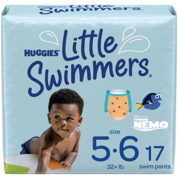 Huggies Little Swimmers Swim Diapers Size 5-6 17ct