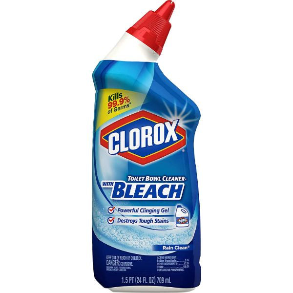 Clorox Rain Clean Bleach Toilet Bowl Cleaner 24oz