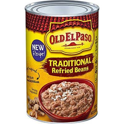 Old El Paso Traditional Refried Beans 16oz