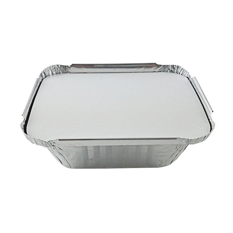 Aluminum foil 2.25lb Oblong Pan with Board Lid 3pk