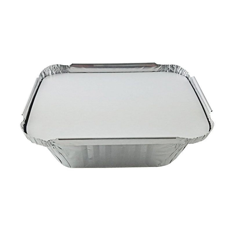 Aluminum 2.25lb Oblong Pan with Board Lid 3pk