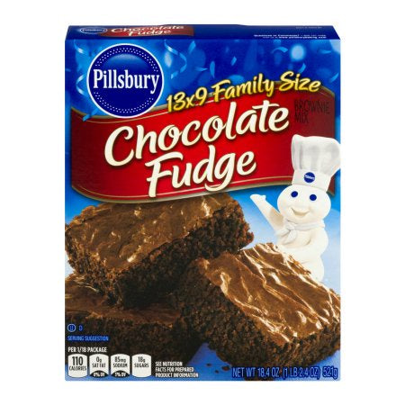 Pillsbury Chocolate Fudge Brownie Mix 18.4 oz