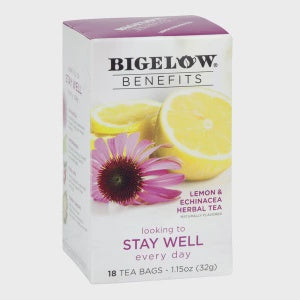 Bigelow Benefits Lemon & Echinacea Stay Well Tea 18ct