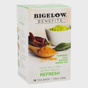 Bigelow Benefits Matcha Green Refresh Tea 18ct