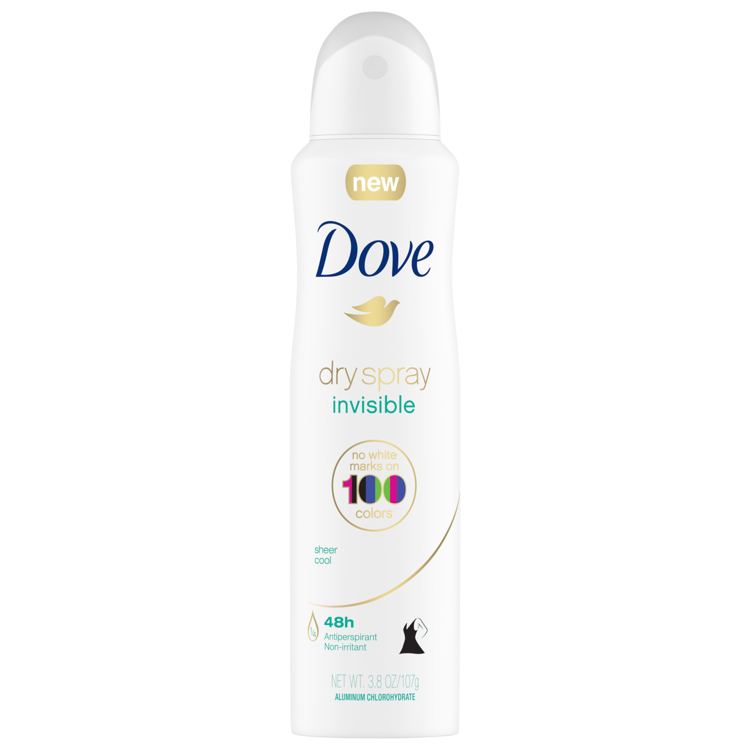 Dove Dry Spray Invisible Clear Women's Deodorant 48 hr 4.8 oz