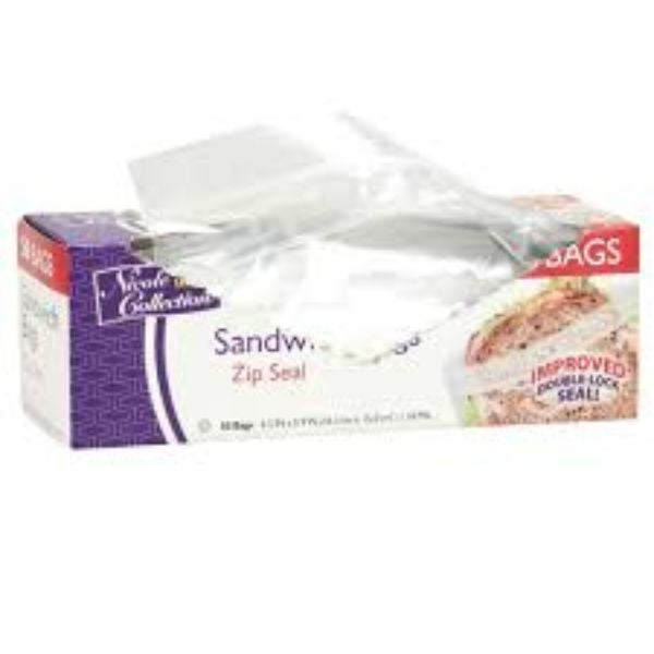 NC Zip Seal Sandwich Bag 150ct