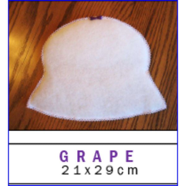 Double Thickness Popular Flat Medium Grape Scarf Shape