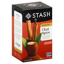 Stash Chai Spice Black Tea Bags 20 ct