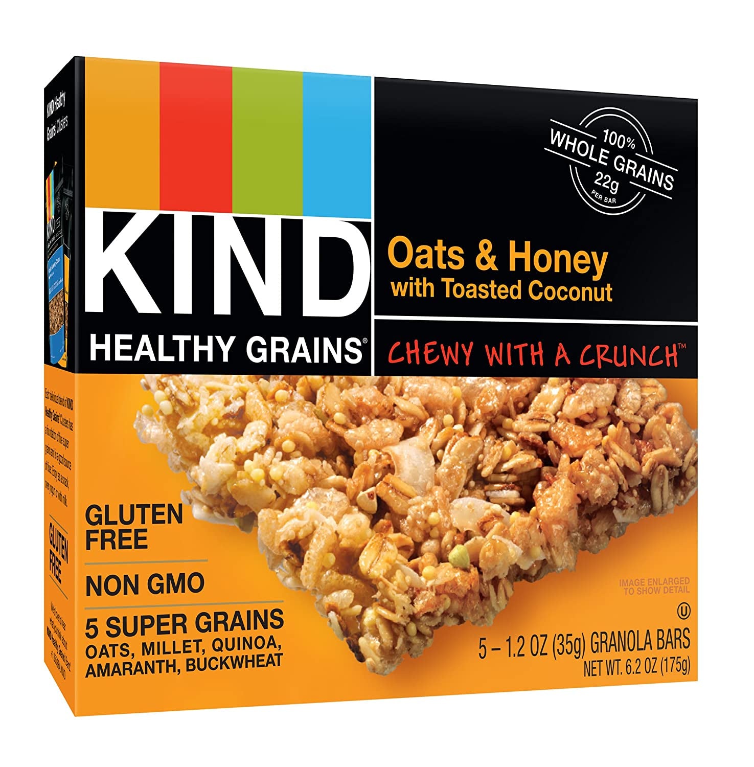 KIND Healthy Grains Oats & Honey Bar 6.2 oz
