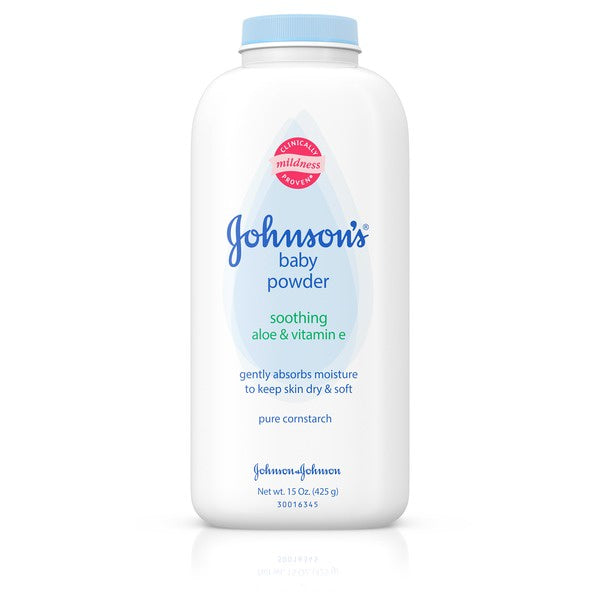 Johnson & Johnson Baby Powder Aloe & Vitamin E 15oz