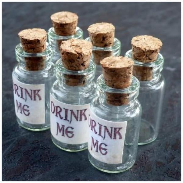 Alice in Wonderland 'Drink Me' Bottles - 6 Pack