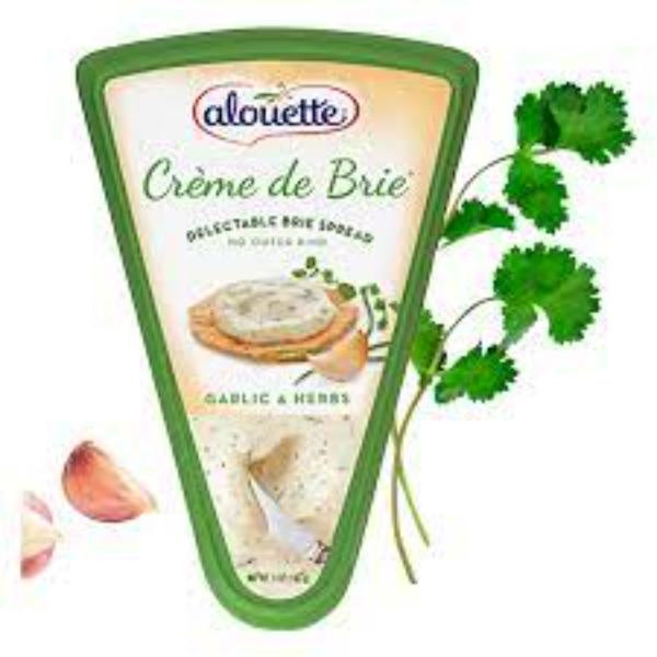 Alouette Creme de Brie Garlic and Herbs 5 oz